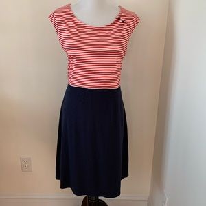 L.L. Bean Tradewinds Sailor Dress Size L